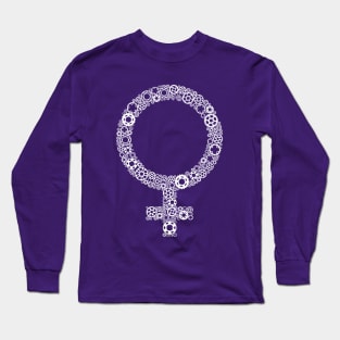 Bicycle Chainring Woman Long Sleeve T-Shirt